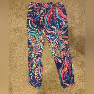 Lilly Pulitzer patterned pants in size S
